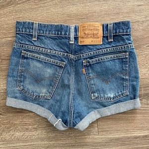 Vintage Orange Tag Levi’s Jean Shorts